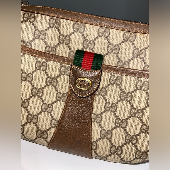Gucci GG Canvas Web Sherry Line Shoulder Bag 89.02.032 - Picture 8 of 15